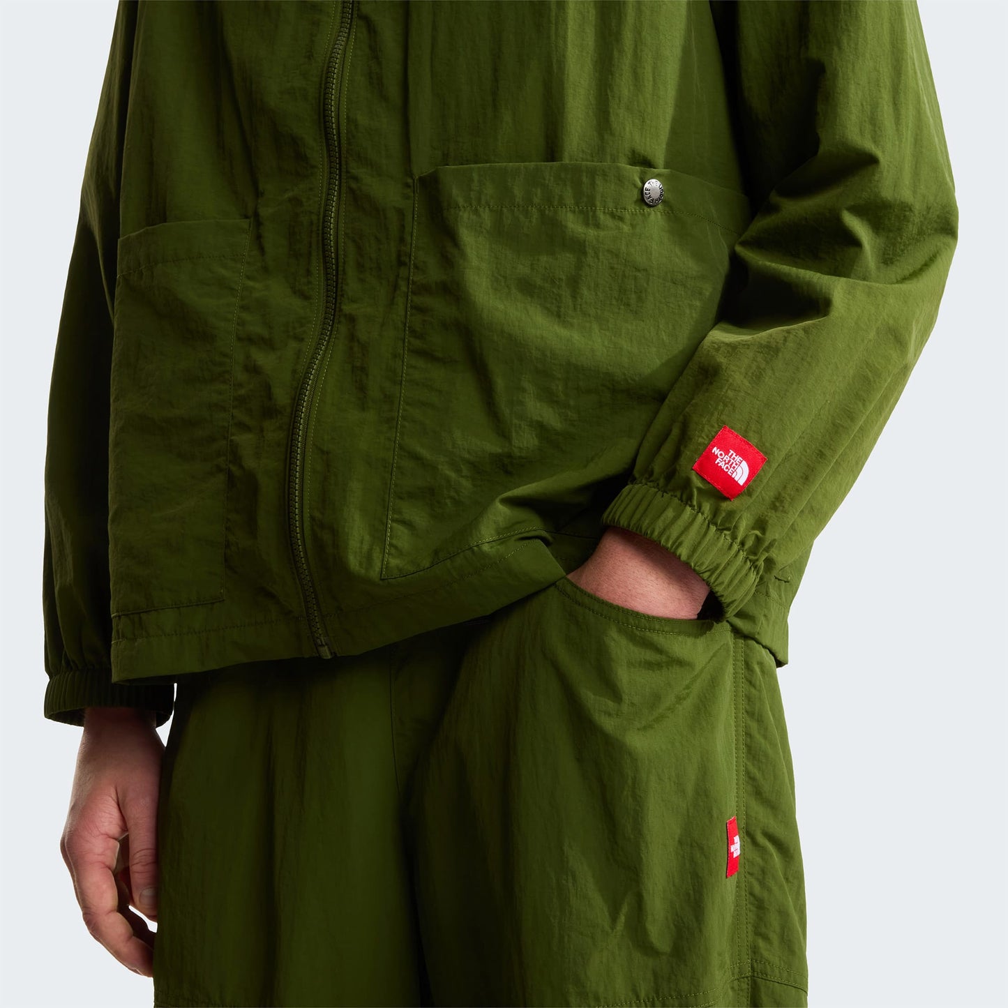 The North Face Red Box Nylon L/s Erkek Yeşil Gömlek