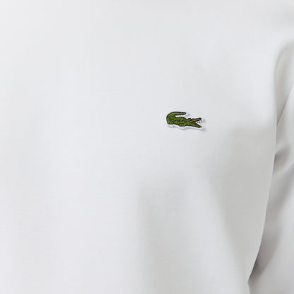 Lacoste Erkek Classic Fit Bisiklet Yaka Beyaz Sweatshirt