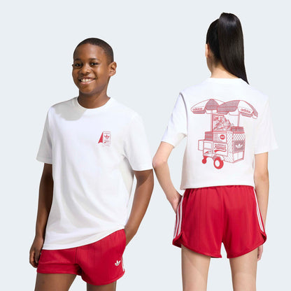 Adidas Loose Çocuk Beyaz T-shirt