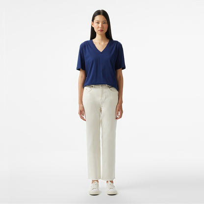 Nautica Kadın Lacivert Regular Fit T-shirt