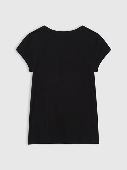 Siyah Gap Logo T-shirt