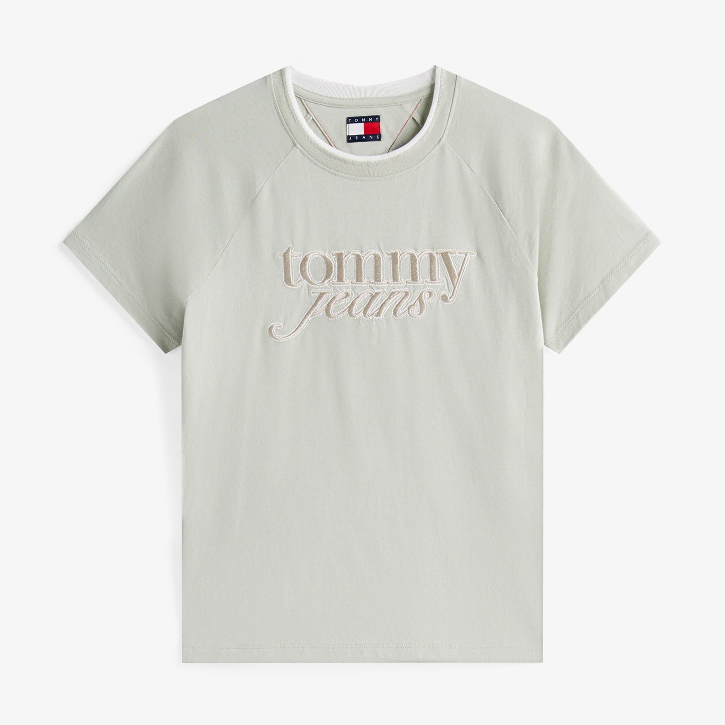 Tommy Jeans Graphic Kadın Yeşil T-shirt