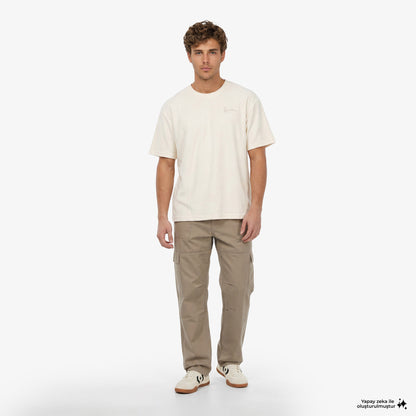 Karl Kani Signature Washed Oversized Erkek Beyaz T-shirt
