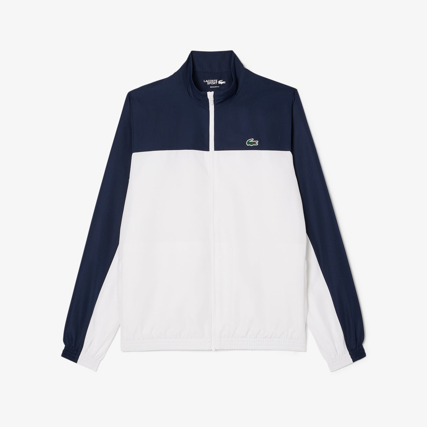 Lacoste Erkek Regular Fit Fermuarlı Renk Bloklu Beyaz Eşofman Takımı