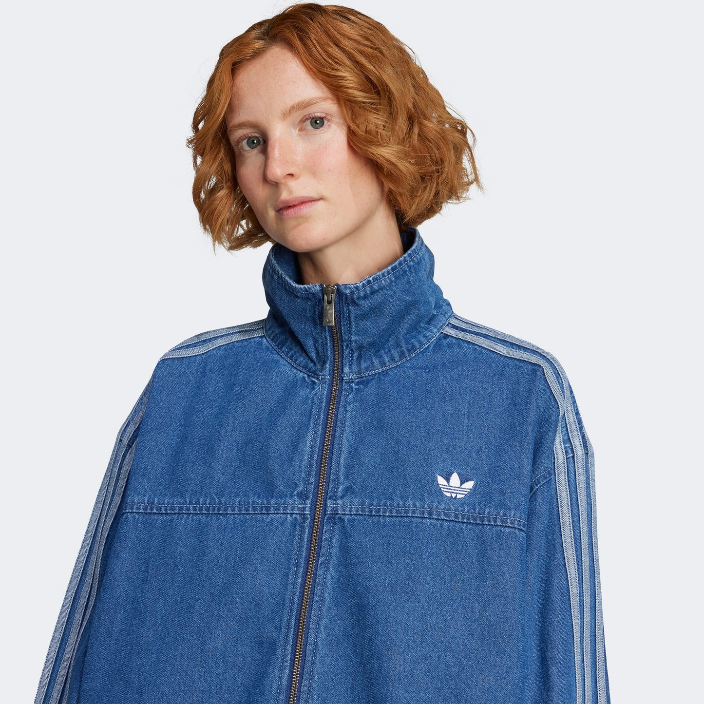 Adidas Adicolor Adilenium Denim Kadın Eşofman Üstü