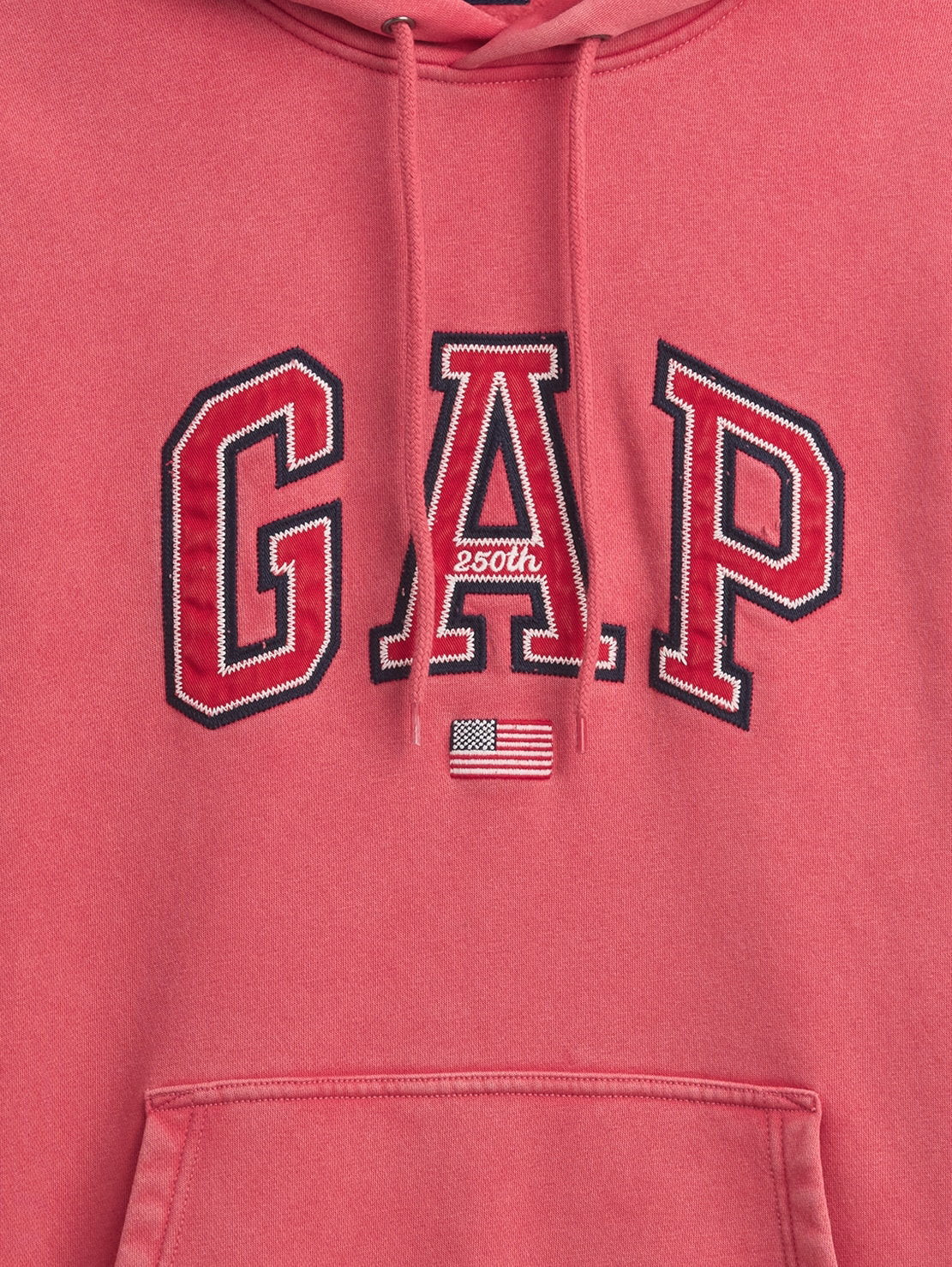 Kırmızı Vintagesoft Oversized Americana Logo Sweatshirt