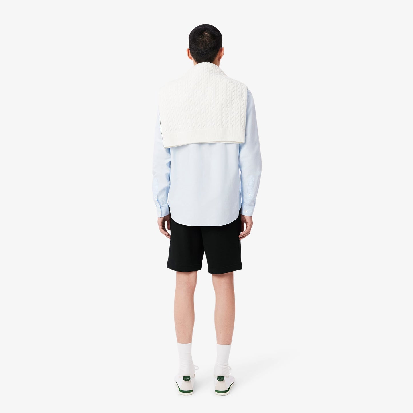 Lacoste Regular Fit Fleece Erkek Siyah Şort