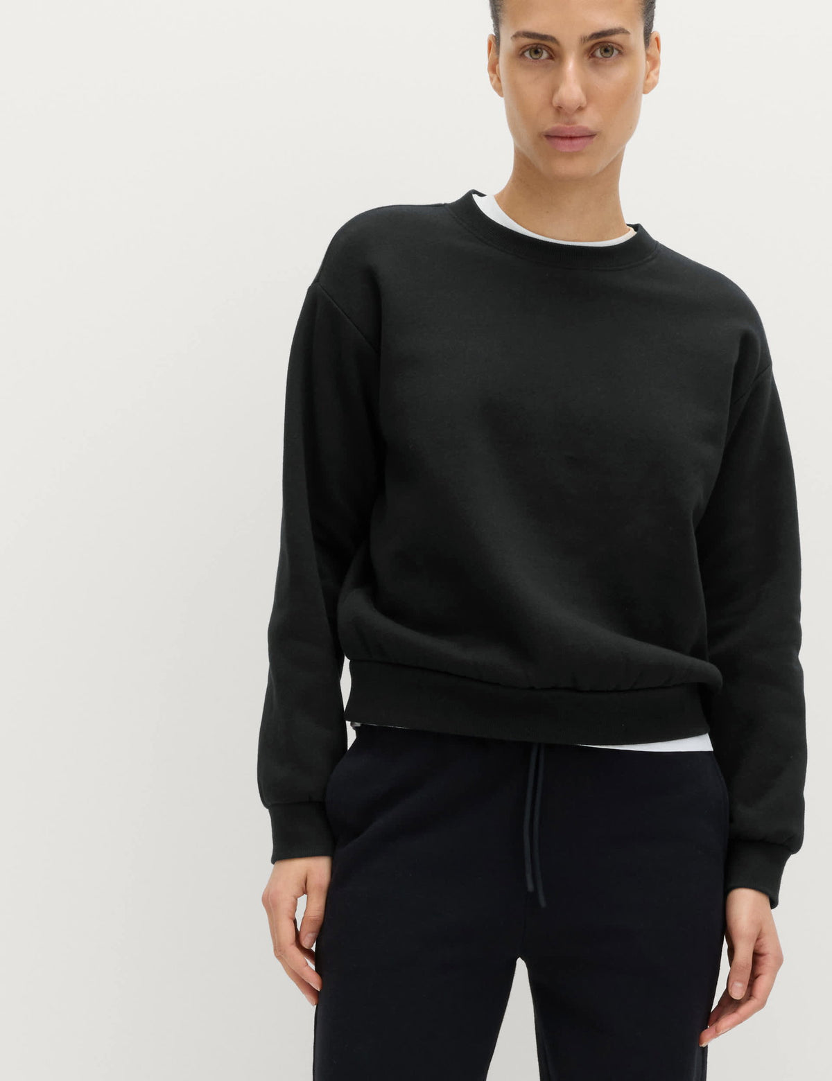 Bisiklet Yaka Sweatshirt