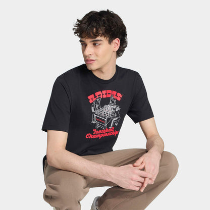 Adidas Nov Foos T Erkek Siyah T-shirt