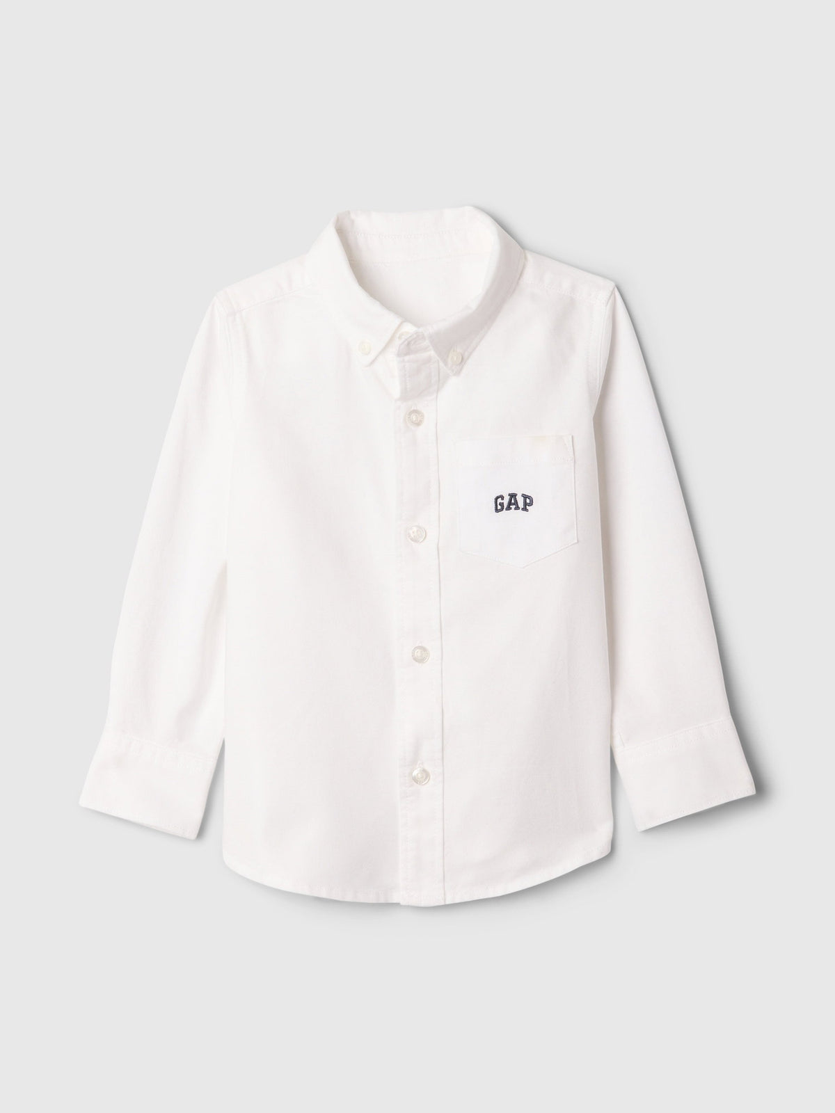 Beyaz Gap Logo Oxford Gömlek