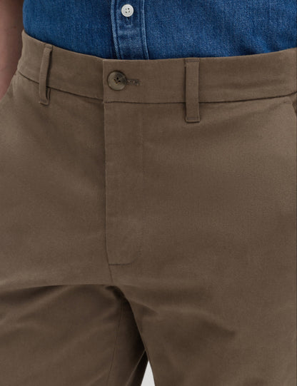 Regular Fit Lastikli Bel Chino