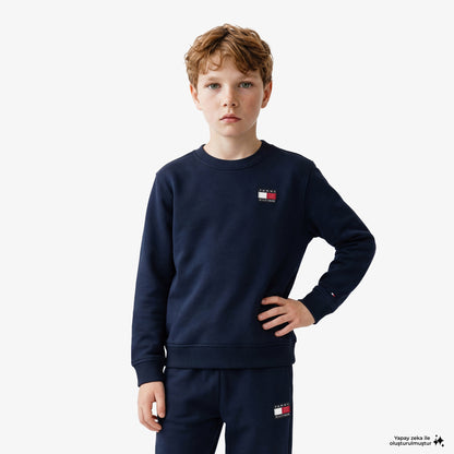 Tommy Hilfiger Heritage Çocuk Lacivert Eşofman Takımı