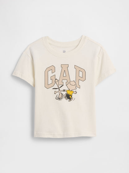 Beyaz Babygap | Peanuts Grafik T-shirt