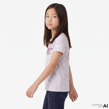 Nike Essentials Aop Ringlet Çocuk Mor T-shirt