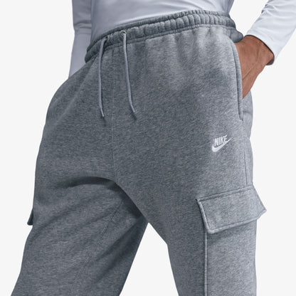 Nike Club Fleece Kargo Erkek Gri Eşofman Altı