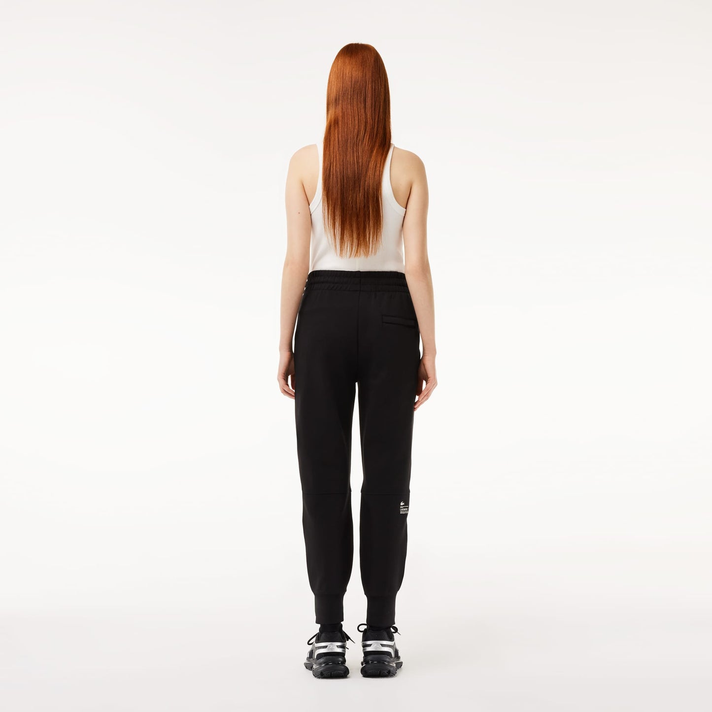 Lacoste Kadın Tapered Fit Siyah Eşofman Altı