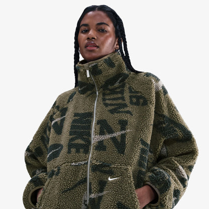 Nike Sportswear Street Sherpa Kadın Haki Ceket