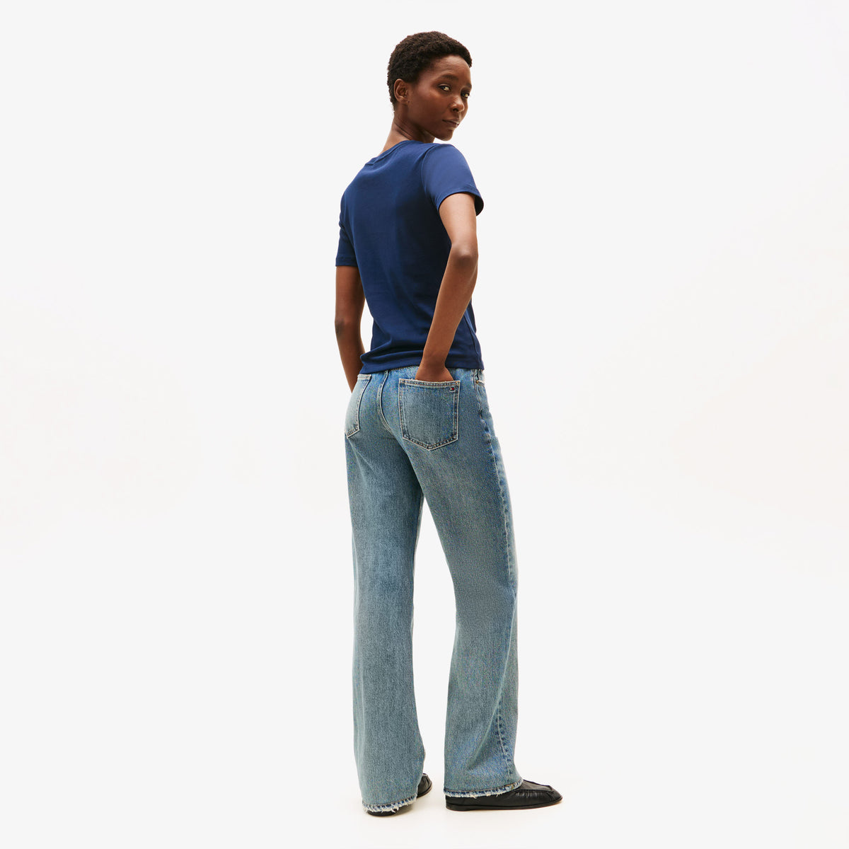 Tommy Hilfiger Cody Kadın Lacivert T-shirt