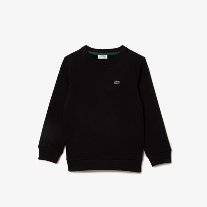 Lacoste Bisiklet Yaka Çocuk Siyah Sweatshirt