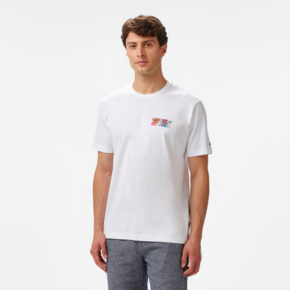 Nautica Erkek Beyaz Regular Fit T-shirt