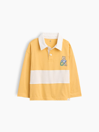 Sarı Rugby Polo T-shirt