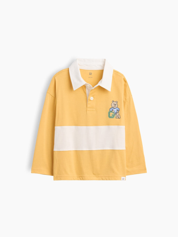 Sarı Rugby Polo T-shirt