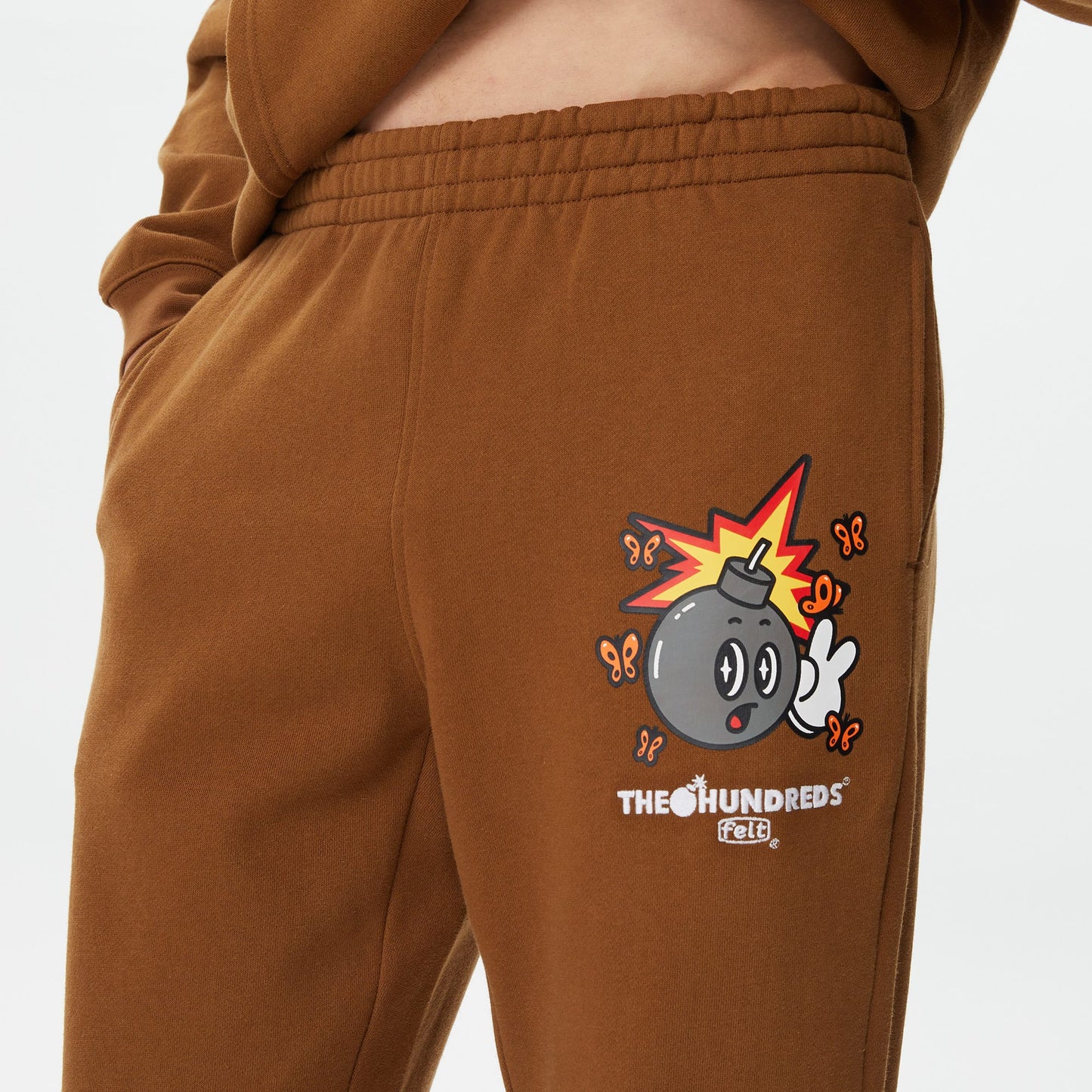 The Hundreds Butterfly Adam Erkek Kahverengi Eşofman Altı