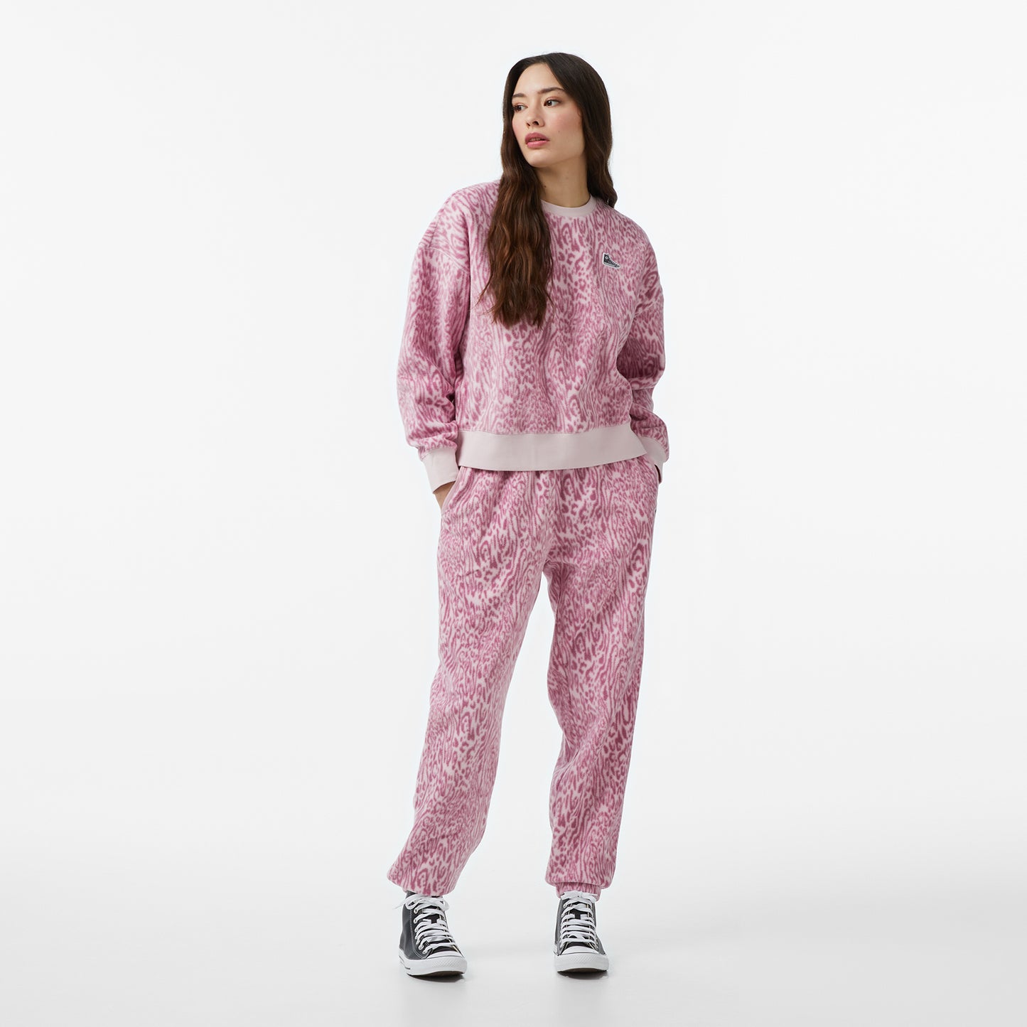 Converse Kadın Pembe Sweatshirt