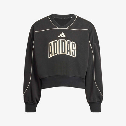 Adidas Stadium Çocuk Siyah Sweatshirt