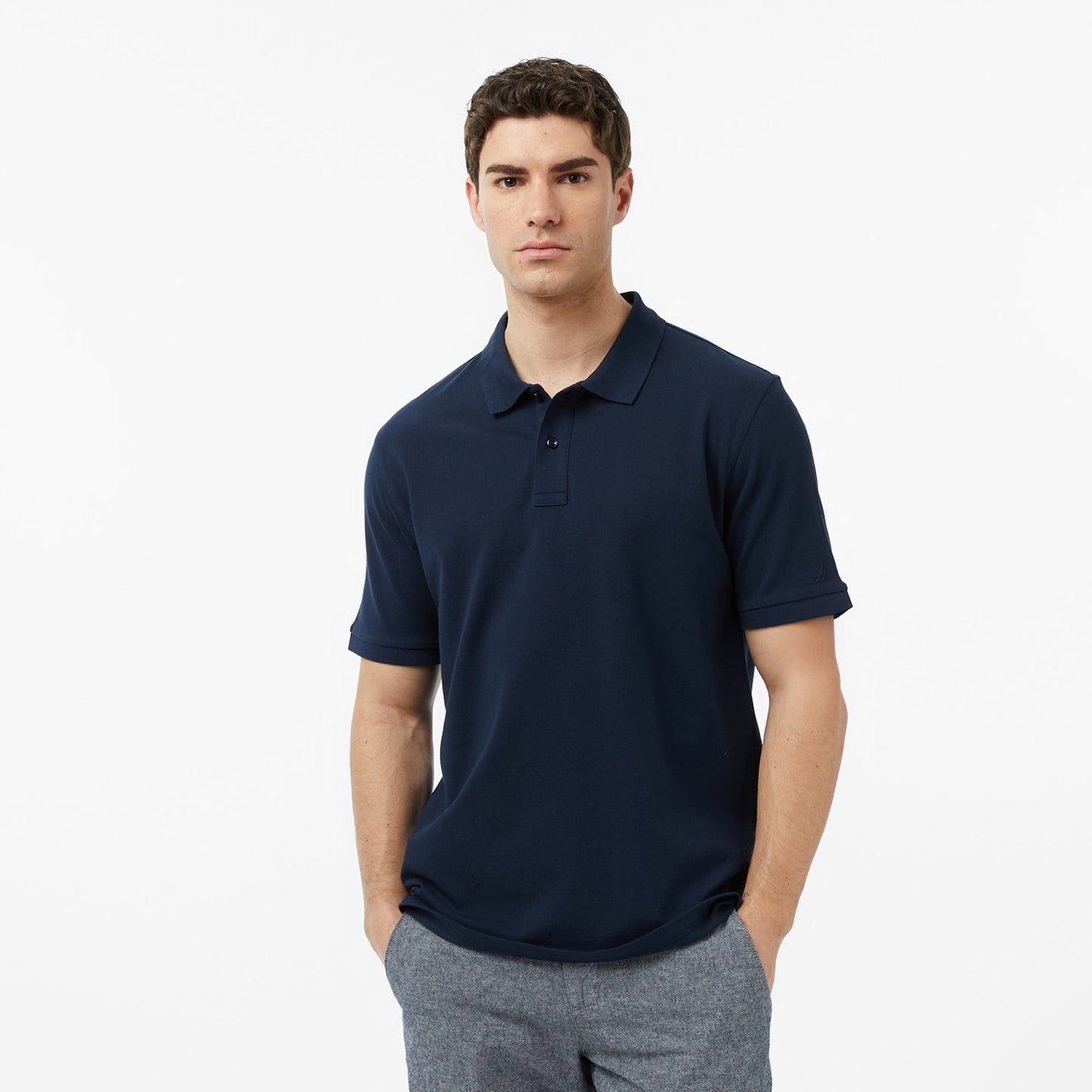 Nautica Erkek Lacivert Regular Fit Polo Yaka T-shirt