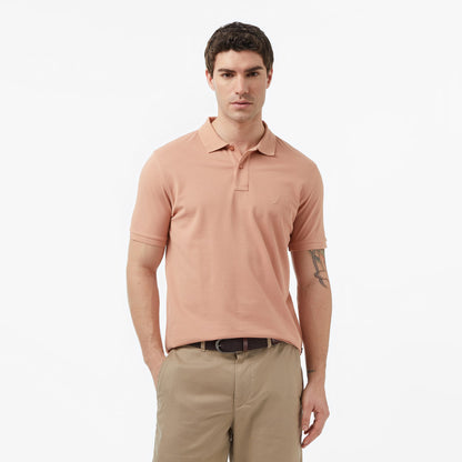 Nautica Erkek Bej Regular Fit Polo Yaka T-shirt