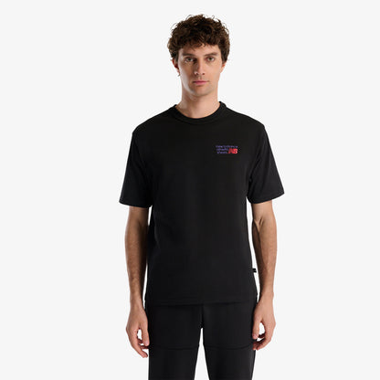 New Balance Lifestyle Erkek Siyah T-shirt