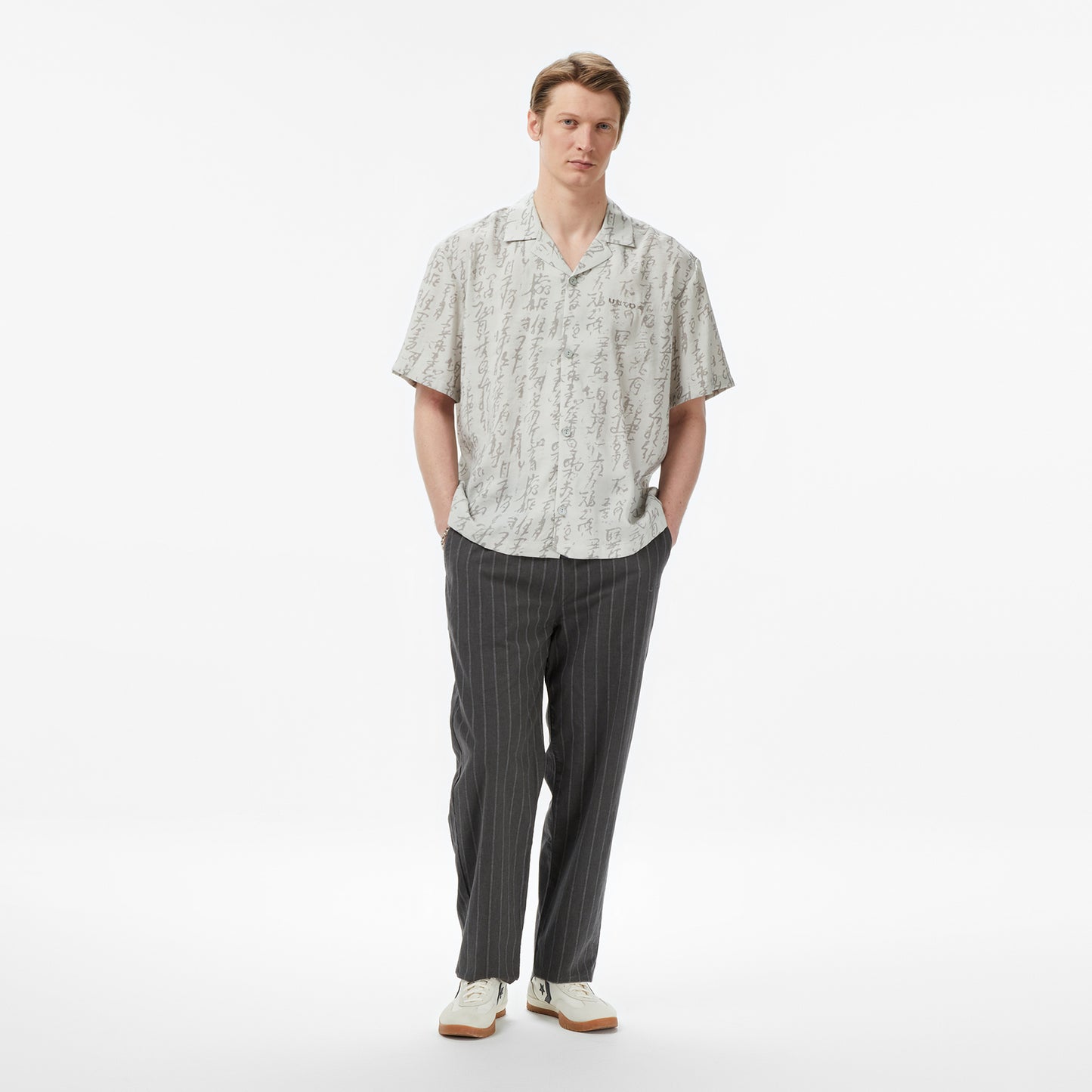 United4 Classic Fit Erkek Krem Gömlek