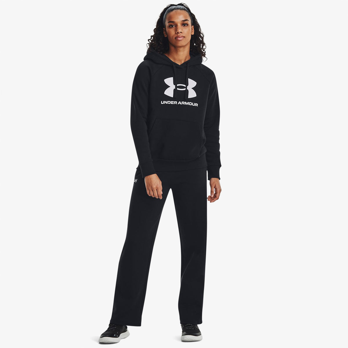 Under Armour Rival Fleece Kadın Siyah Günlük Sweatshirt