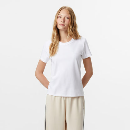 Nautica Kadın Beyaz Classic Fit T-shirt