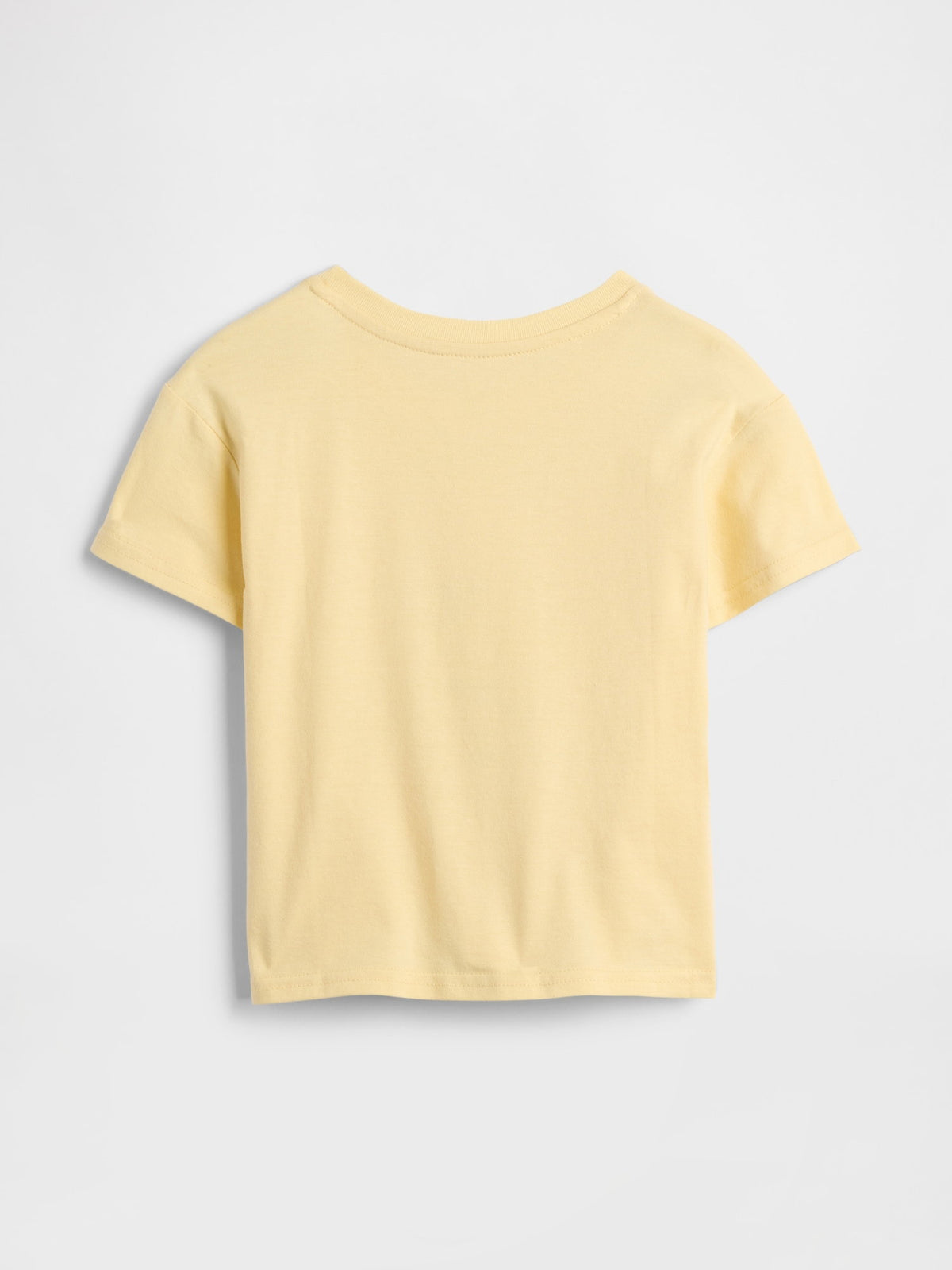 Sarı Grafik Baskılı T-shirt