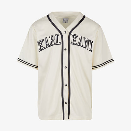 Karl Kani Baseball Erkek Beyaz/siyah Gömlek