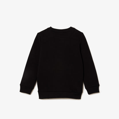 Lacoste Bisiklet Yaka Çocuk Siyah Sweatshirt
