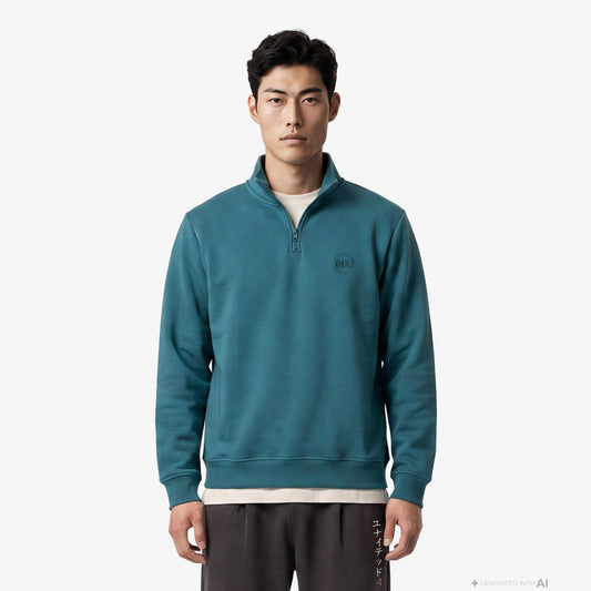 Unıted4 Regular Fit Erkek Yeşil Sweatshirt