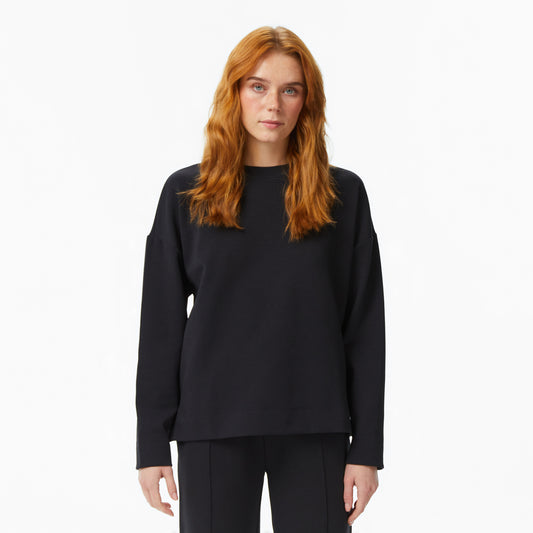 Nautica Kadın Siyah Regular Fit Sweatshirt