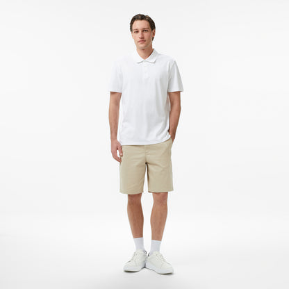 Calvin Klein Tech Interlock Erkek Beyaz Polo