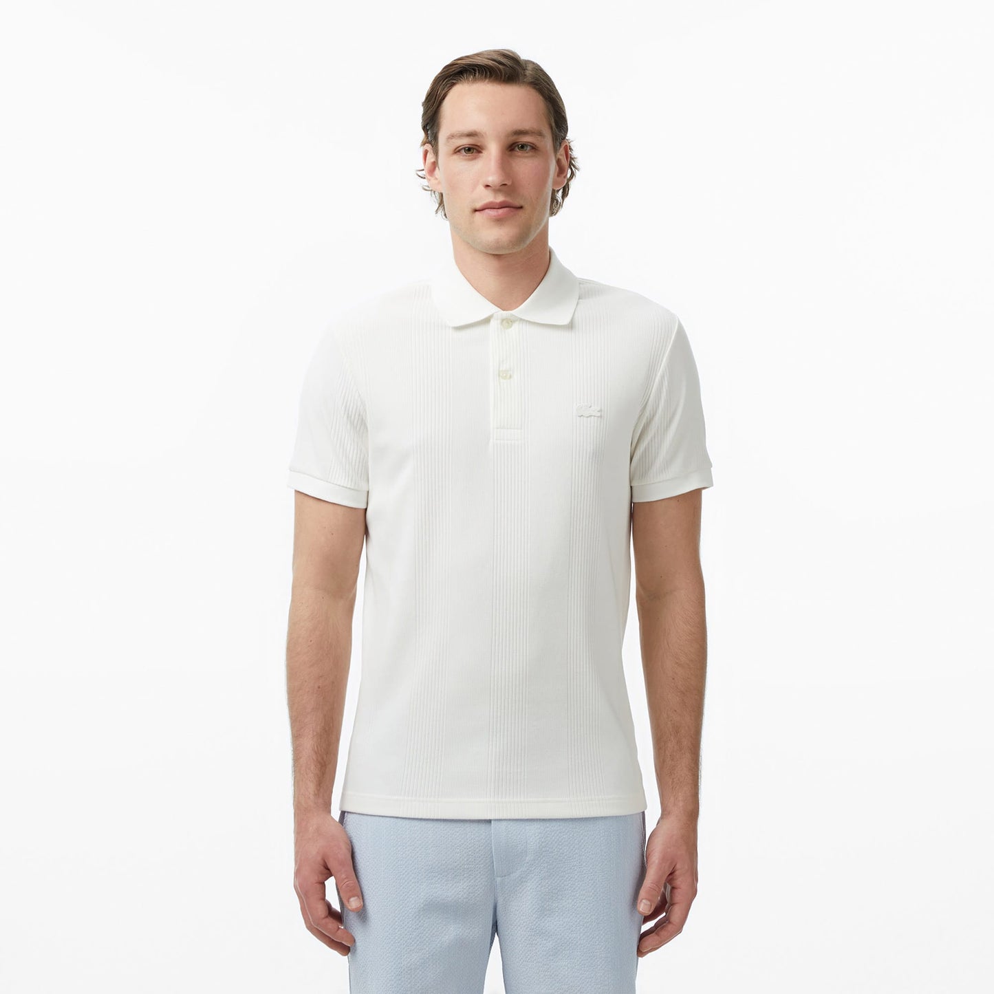 Lacoste Classic Fit Erkek Beyaz Polo