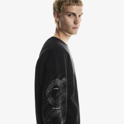 On Club Crew Graphic Erkek Siyah Sweatshirt