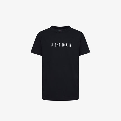 Jordan Mj Wordmark Emb Crew Çocuk Siyah Günlük T-shirt