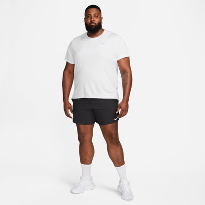 Nike Miler Erkek Beyaz Koşu T-shirt