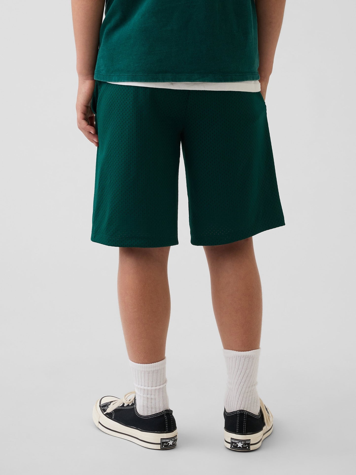 Koyu Yeşil 8 Mesh Active Şort