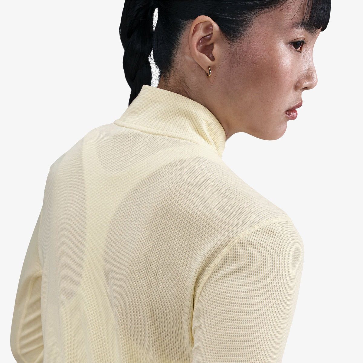 Nike Trail Df Hz Midlayer Kadın Sarı Sweatshirt