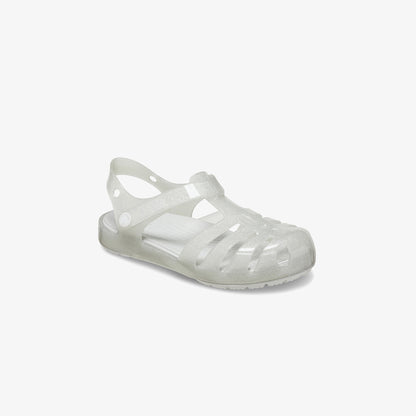 Crocs Isabella Glitter T Bebek Gri Sandalet