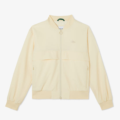 Lacoste Kadın Hakim Yaka Bej Bomber Ceket