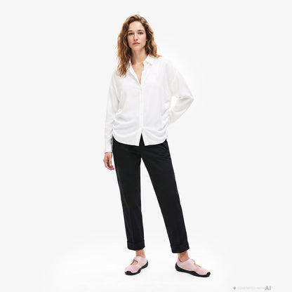 Lacoste Slim Fit Kadın Siyah Pantolon
